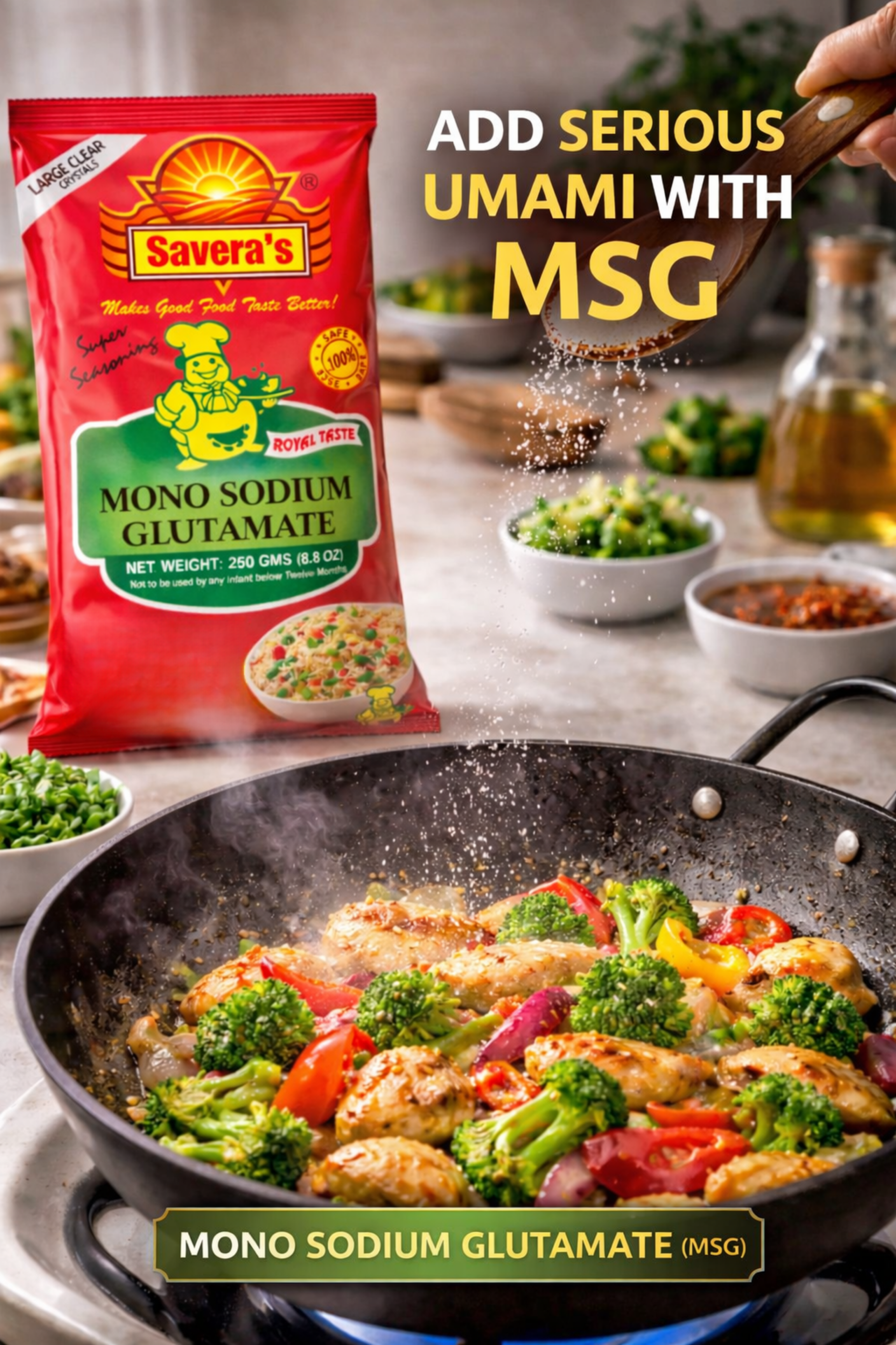 MSG (Ajinomoto) 250g Sachet view 5